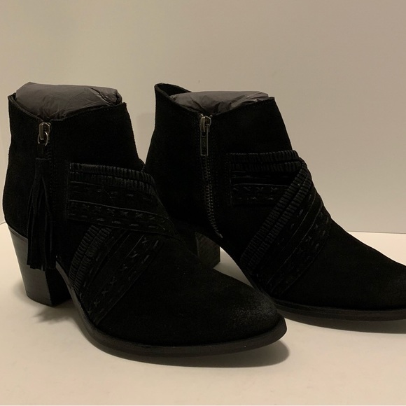 Naughty Monkey Noah Leather Ankle Bootie, Black - Picture 4 of 7